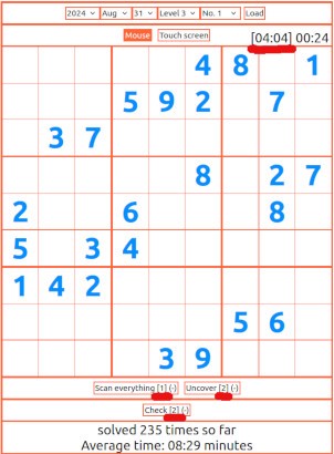 Sudoku competition with challange
